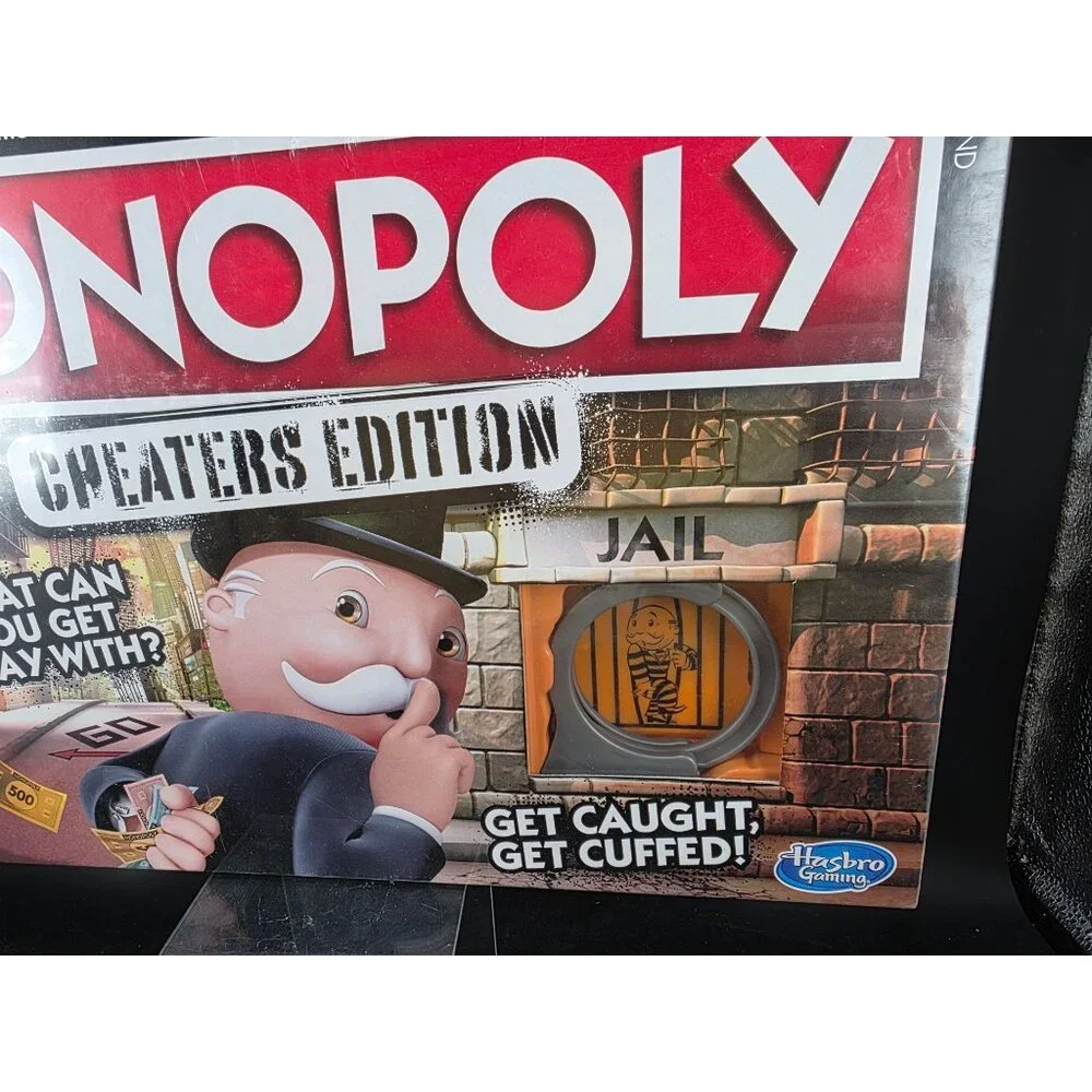 Monopoly Cheaters Edition Board Game Ages 8+ 2-6 Players By Hasbro Gaming